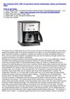 Cuisinart DCC-1200 12-Cup Brew Central Coffeemaker, Black and Stainless Steel