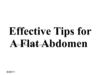 Effective Tips for a Flat Abdomen