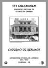 CADERNO DE RESUMOS - III ENEIMAGEM