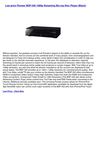 Disc Players & Recorders - Pioneer BDP-330 1080p Streaming Blu-ray Disc Player (Black)