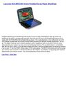 Disc Players & Recorders - RCA BRC3108 10-Inch Portable Blu-ray Player, BlueBlack