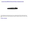 Disc Players & Recorders - Sony BDP-BX37 Blu-Ray DVD Player & Streaming Internet