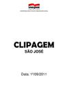 Clipagem São José 01/09/2011