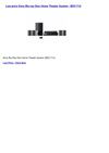 Disc Players & Recorders - Sony Blu-ray Disc Home Theater System - BDV-T10