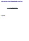 Disc Players & Recorders - Toshiba BDX5200 Wifi-Enabled 3D Blu-ray Disc Player
