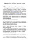mondes virtuels deux ans de publications