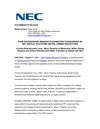 FOUR DISTINGUISHED MINNESOTA EXHIBITORS STANDARDIZE ON NEC DISPLAY SOLUTIONS DIGITAL CINEMA PROJECTORS 