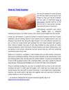 How to Treat Eczema