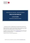 Fondation pour le lien social - Croix-Rouge française - Prix de recherche 2012