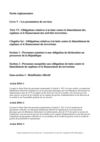 c- Code monetaire et financier, Livre V, titre VI, partie reglementaire