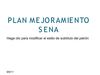 plan mejoramiento sena