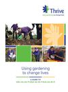 Using gardening to change lives - Horticultural Therapy