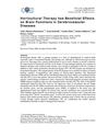 Horticultural Therapy has Beneficial Effects on Brain Functions in Cerebrovascular Diseases