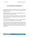 How Accelerated Learning Changes You 