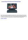 Portable Audio & Video - Panasonic DVD-LS83 8.5-Inch Portable DVD Player