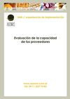Evaluacion de proveedores