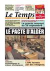Le Temps d'Algérie Edition du Jeudi 08 Septembre 2011