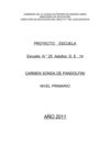 Proyecto Escuela 25 DE. 14 Adultos
