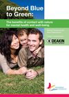 Beyond Blue to Green: The benefits of contact with nature for mental health and well-being