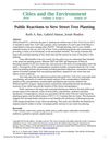 Cities and the Environment: Public Reactions to New Street Tree Planting