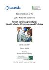 Green care in Agriculture: Health effects, Economics and Policies
