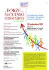 Seminario LE FORZE DEL SUCCESSO FORMATIVO- 2° TAPPA.