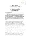 Plant for Life: The Green Health Agenda
