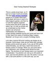 Daily Fantasy Baseball Strategies