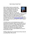 Daily Fantasy Football Tips!
