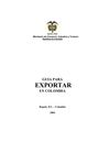 Guia para exportar en Colombia