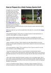 How to Prepare for a Daily Fantasy Sports Draft