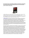 Peter Thomas Senese: Best-Selling Geopolitical Novelist Releases Electrifying International Financial-Political...