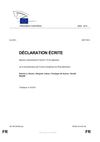 Déclaration écrite au Parlement européen pour la reconnaissance de l'Etat palestinien 