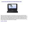 Portable Audio & Video - Sony DVP-FX820 8-Inch Portable DVD Player, Black
