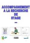 LIVRET ACCOMPAGNEMENT A LA RECHERCHE DE STAGE V2 - 062011