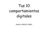 Comportamiento digitales 