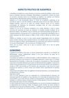SITUACION POLITICA DE SUDAFRICA