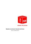 DOSSIER DE PRENSA - SITUACIÓN ECONÓMICA CONCELLO DO GROVE