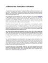 Tax Attorney Help : Getting Rid Of Tax Problems