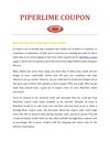 Saving Money From Using Piperlime Coupon