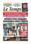 Le Temps d'Algérie Edition du Mercredi 21 Septembre 2011