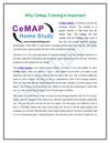 Why CeMap Training is Important