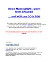 This Guide Will Change Your Life - Make $3000 per Day With CPALead
