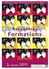 Catalogue de formation de la médiathèque départementale du Gers 2ème semestre 2011