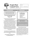 People-Plant Council Newsletter - Spring - Summer 1998