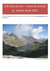 Revue de presse de Juillet-Août 2011