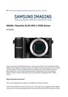 NX200′s Powerful 20.3M APS-C CMOS Sensor