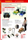 chariots de manutention -diables- rouleurs - remorques -bacs de rétention- transpalettes-