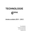 Technologie Collège 6ème