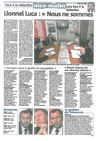 NICE MATIN Lionnel LUCA face à la rédaction